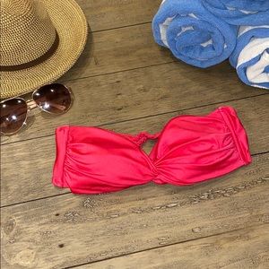 NWOT Victoria Secret strapless bikini top: pink